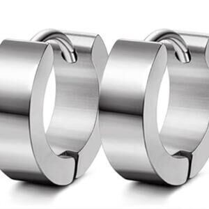 Huggie Hinged hoop earrings